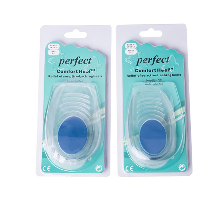 Foot Care Comfort Silicone Foot Pad Insole Silicone Gel Heel Cup Cushion Pad