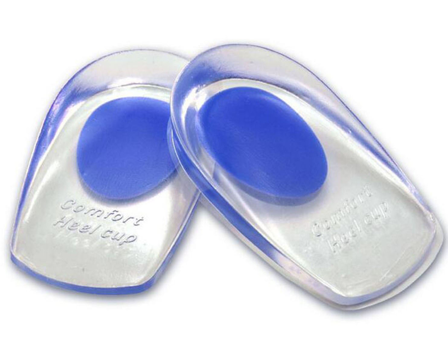 Anti Slip Silicone Gel Cushion Insole Shoe Back Heel Pad Clear