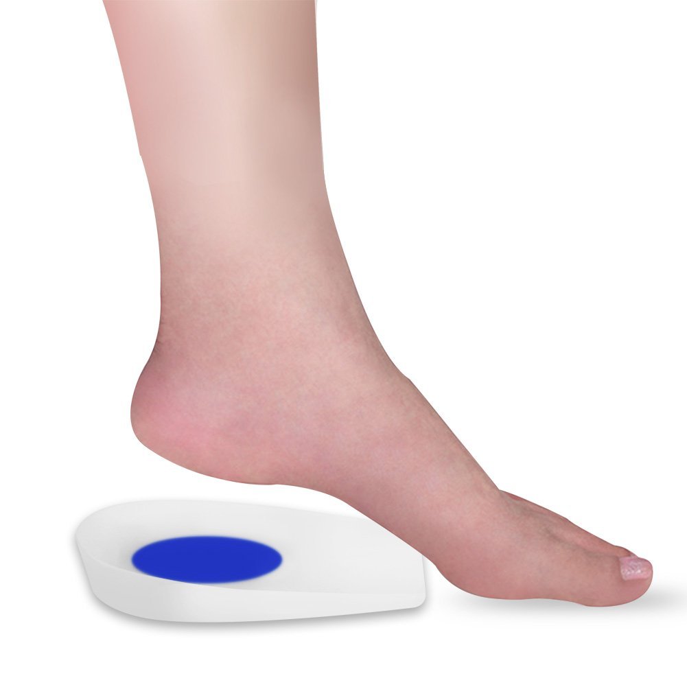 Anti Slip Silicone Gel Cushion Insole Shoe Back Heel Pad Clear