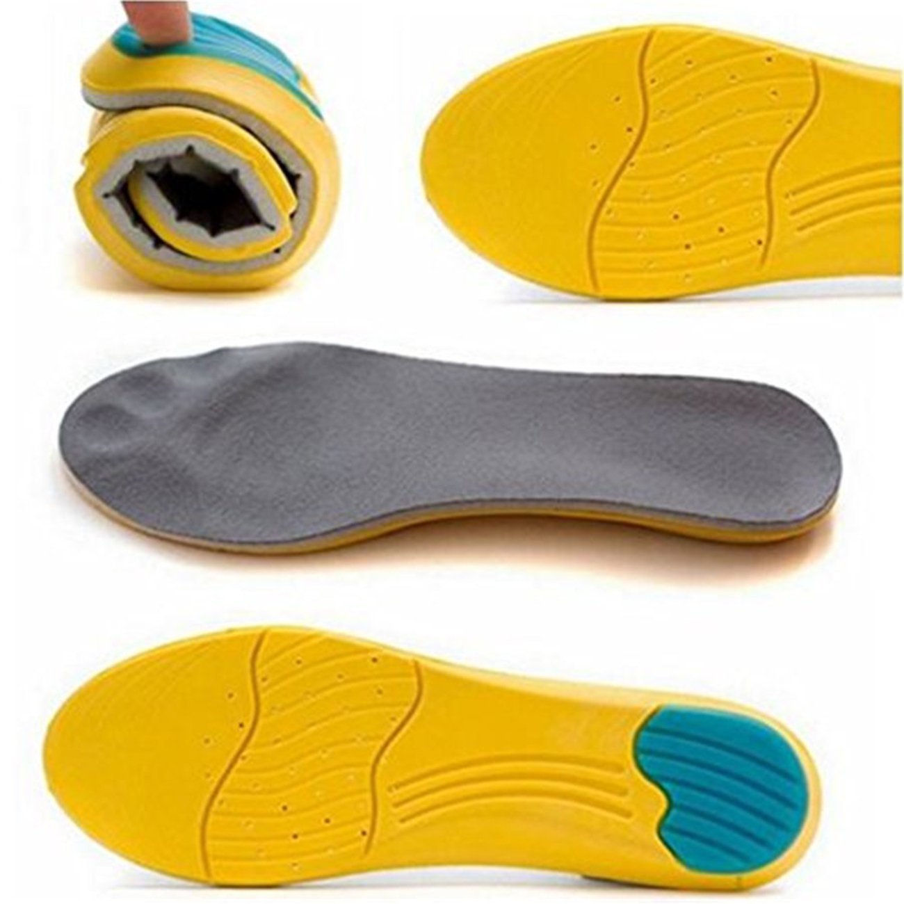 ZG Arch Supports Pain Relief Athletic Insoles for Men