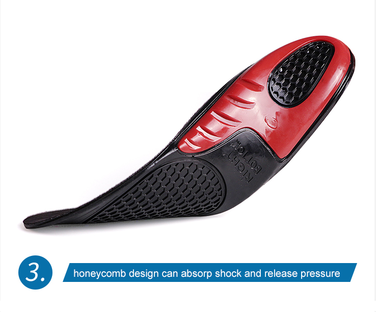 Best Silicone Massage Custom Insole Gel Insoles For Plantar Fasciitis Manufacturer