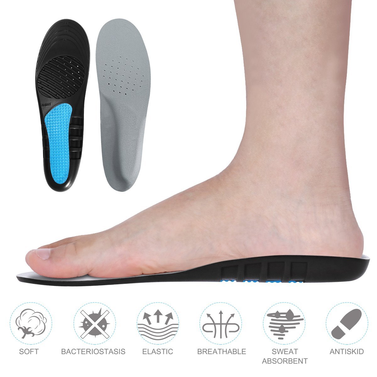 Hot Sale Product Silicone Pad Arch Support Orthopedic Shoe Sport EVA Insole
