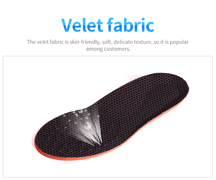 2018Athletic Insole PU Foam Shock Aabsorption Sport Insoles For Women