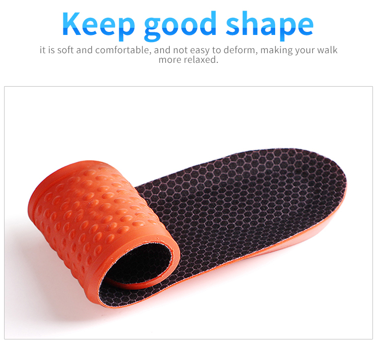 2018Athletic Insole PU Foam Shock Aabsorption Sport Insoles For Women