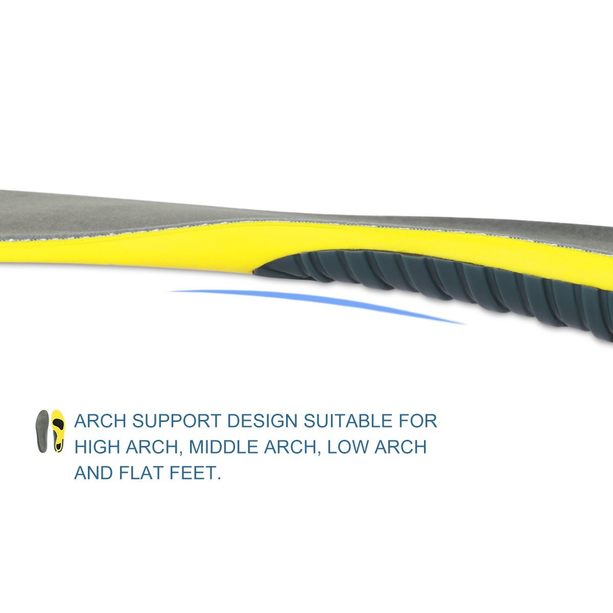 Air Filled Insoles Silicone Massage Height Increasing Insoles for MEN