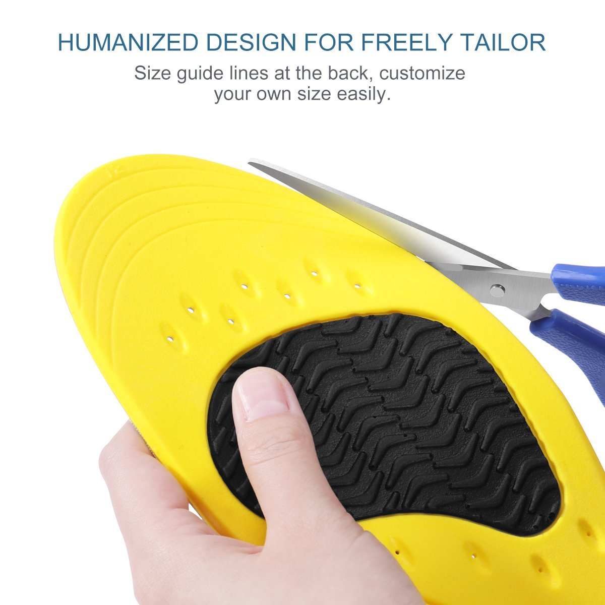 Air Filled Insoles Silicone Massage Height Increasing Insoles for MEN