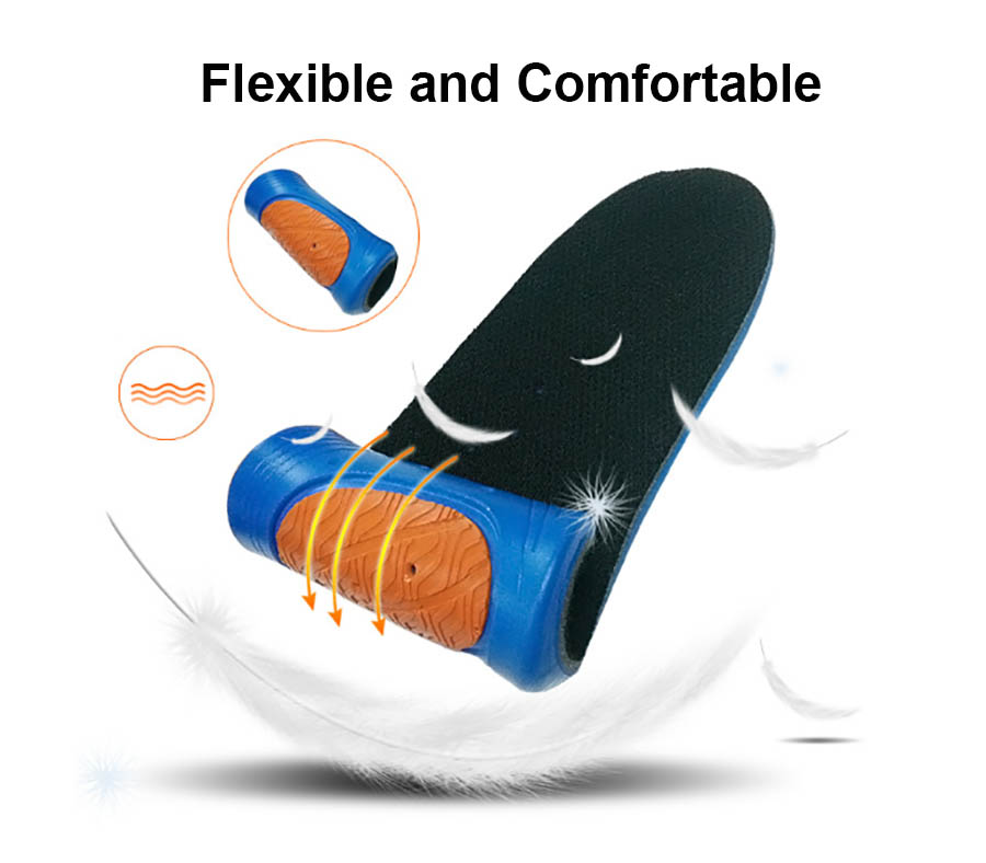 2018 New Shock Absorber Soft Pu Foam Insole Cushion Arch Support Athletes Insole