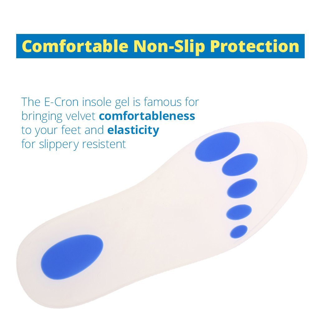 Silicone Liquid Gel Insoles Comfort Medical Silicone Gel Shoe Insoles