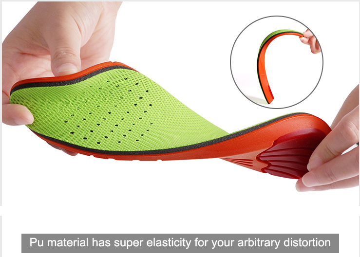2018 Newest Sports Insoles PU Memory Foam Insoles for Any Shoe Size