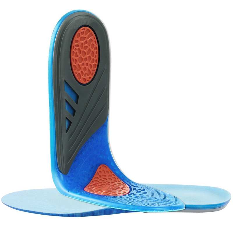 Durable Arch Support Silicone Gel Sport Insole Foot Massage Gel Insole
