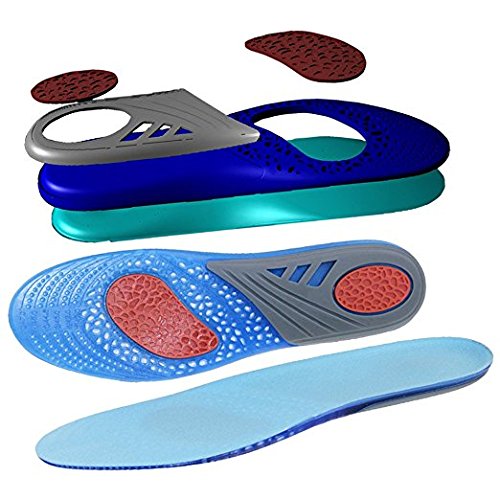 Durable Arch Support Silicone Gel Sport Insole Foot Massage Gel Insole