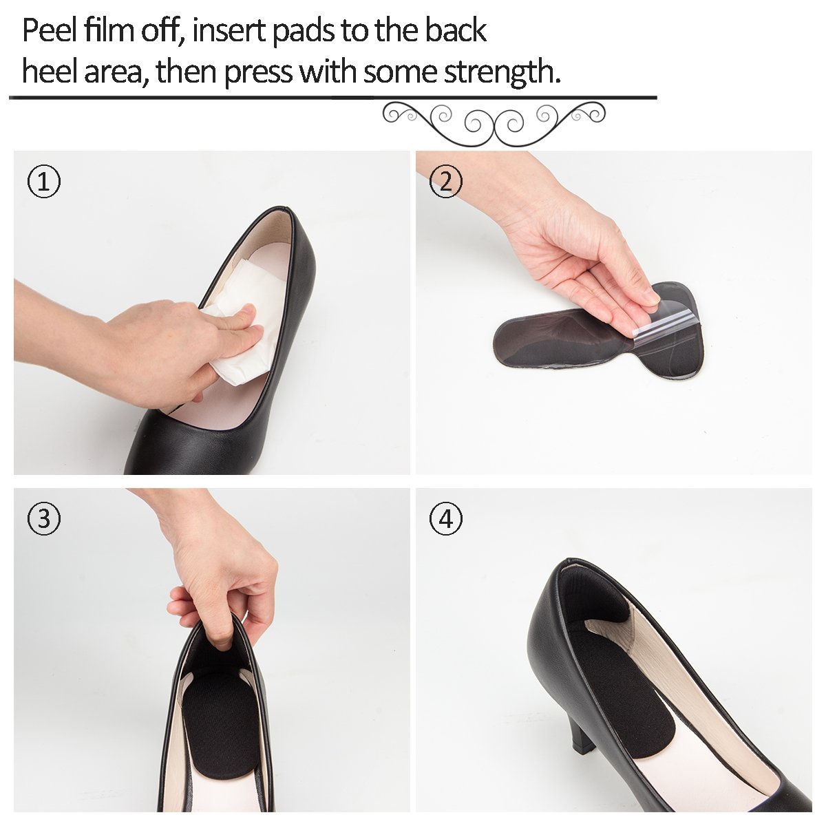 2018 Sticky Pu Gel Insole Heel Pain Relief Pads Adhesive Heel Pads