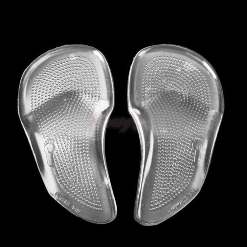 Super Soft High Elastic Transparent Shock Absorption Arch Support 3/4 Gel Forefoot Cushion Pad