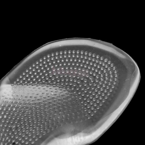 Super Soft High Elastic Transparent Shock Absorption Arch Support 3/4 Gel Forefoot Cushion Pad