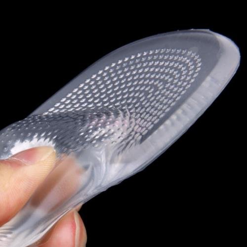 Super Soft High Elastic Transparent Shock Absorption Arch Support 3/4 Gel Forefoot Cushion Pad