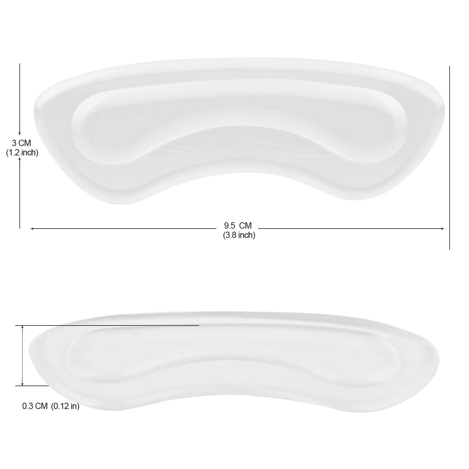 2018 Super Soft Heel Cushion Pad Pain Relief Comfortable Heel Grip and Liner