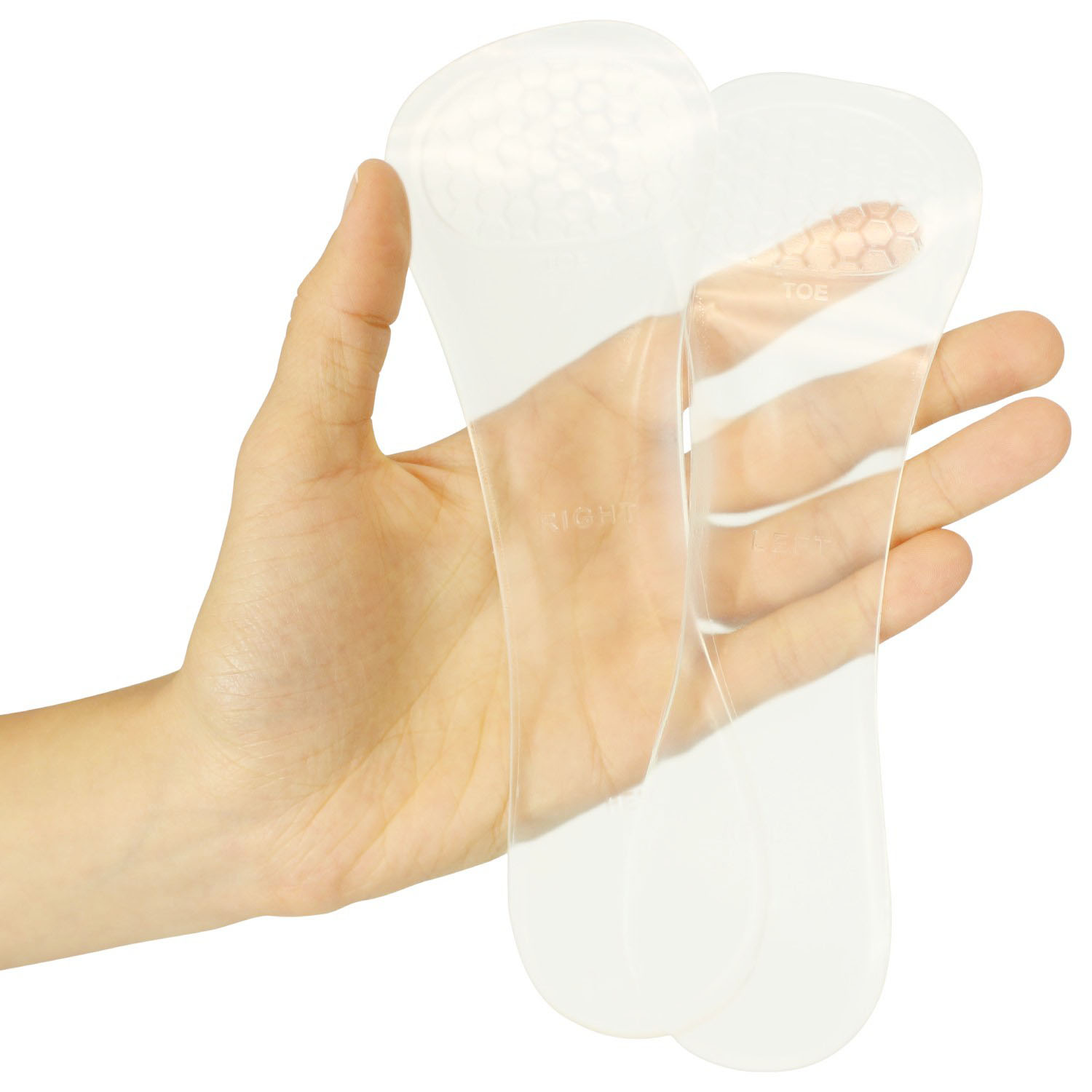 Massage Gel Insole For High Heel Shoe Arch Support Silicone Insole For Orthopedic