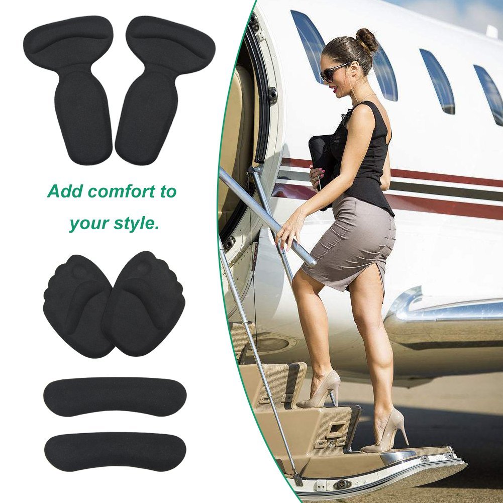 2018 Women Foot Care High Heel Inserts Pads Liner Heel Grips Ball of Foot Insoles Kits