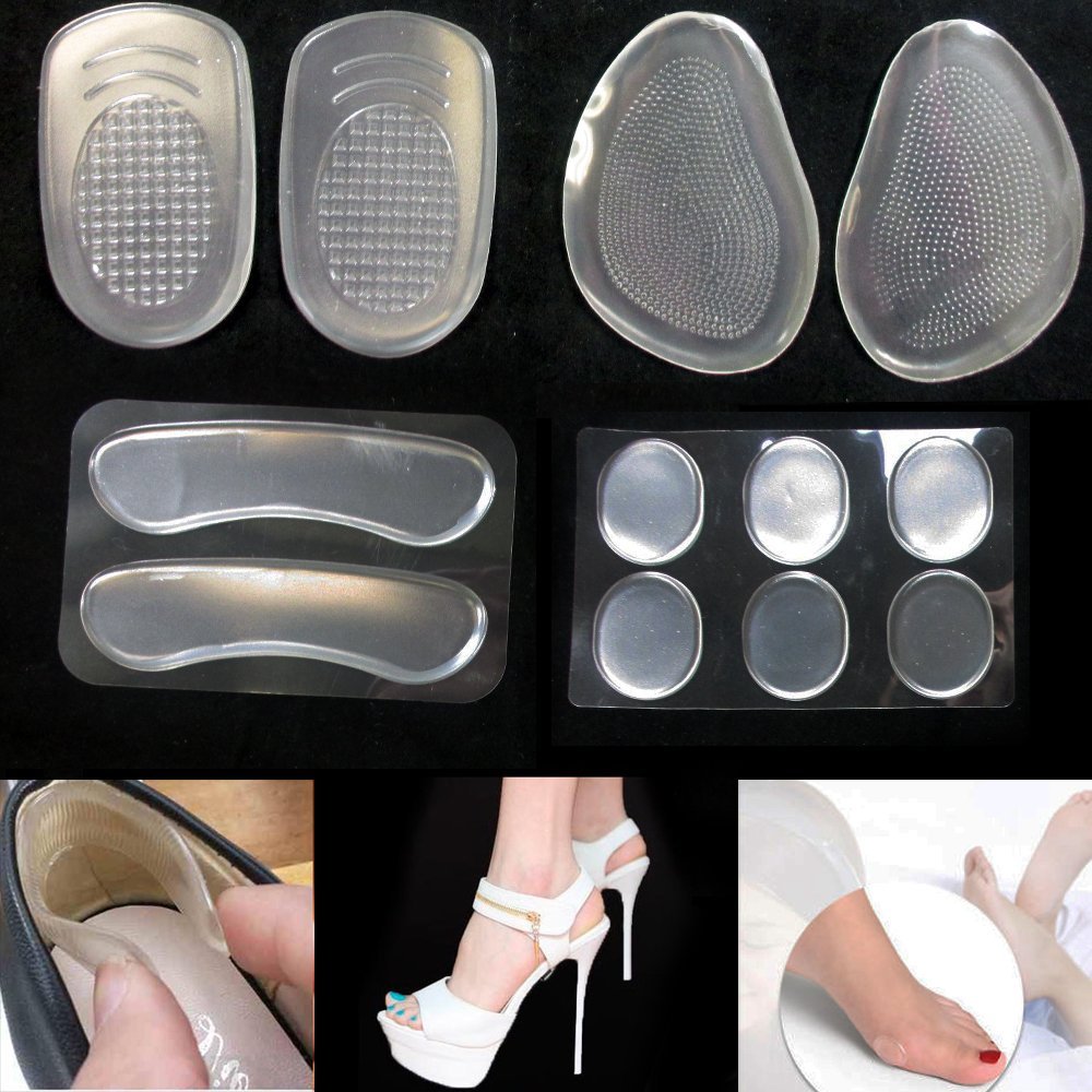 Silicone Gel Heel Cushion Foot Care Shoe Pads Insole Heel Protector