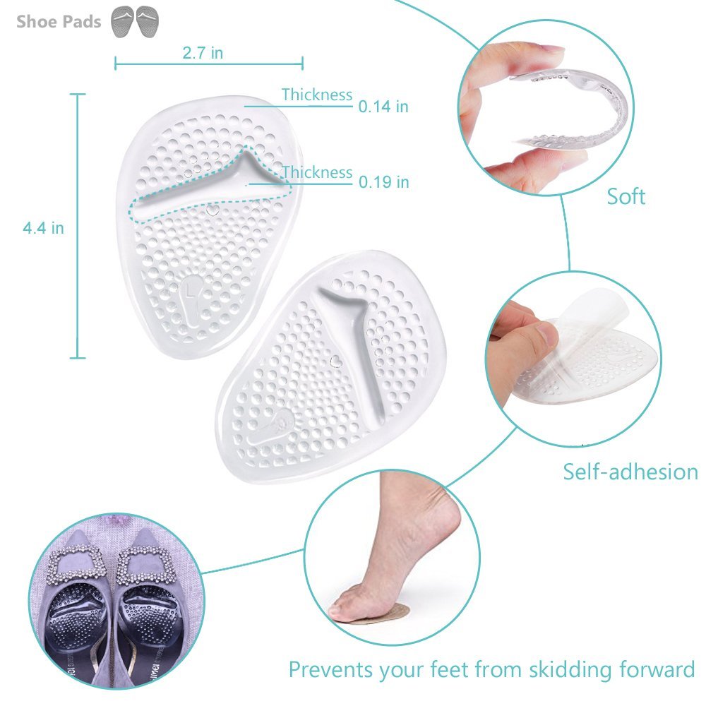 Silicone Gel Heel Cushion Foot Care Shoe Pads Insole Heel Protector