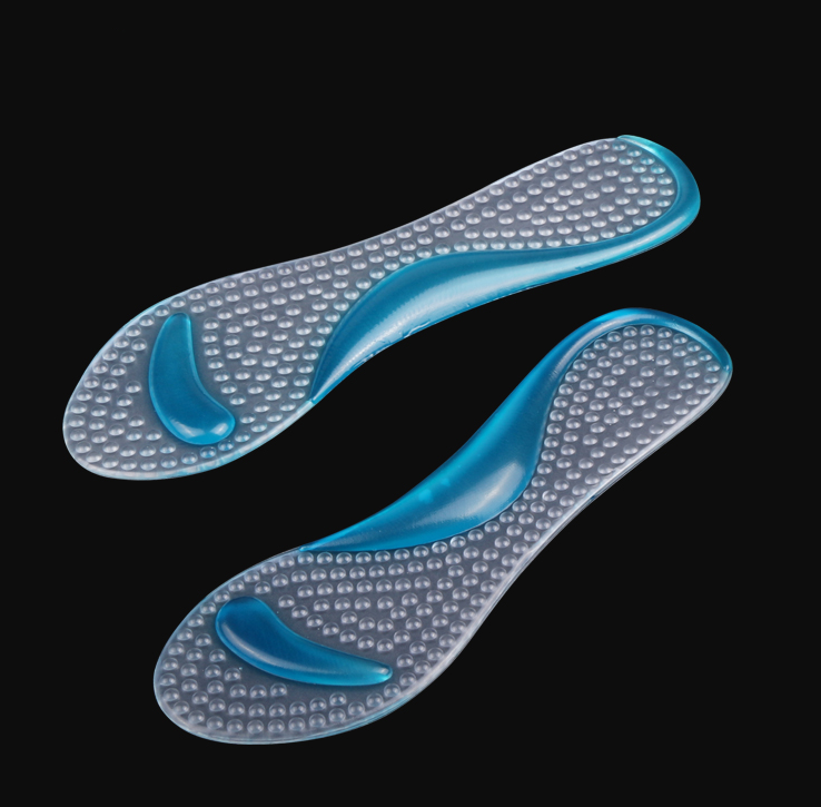 Amazon Hot Selling Women High Heel Shoes Transparent Pu Gel Cushion Pad