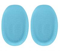 Removable relaxed heel memory foam shoe pads