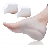 Plantar Fasciitis Silicone Heel Sock Heel Lift Insoles Silicone High Increase Shoe Inserts