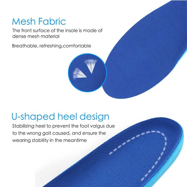 Adults Comfort & Energy Full Length PU Insole For All Activity ZG-280