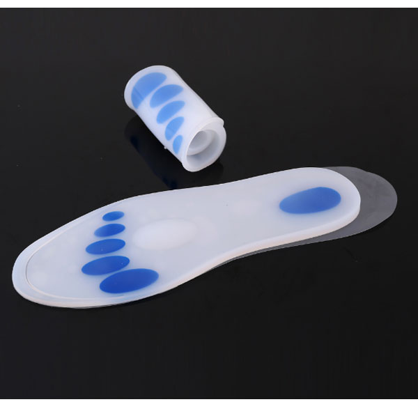 2018 Hot Selling Healthy Care Shock Absorption Plantar Fasciitis Pain Relief Medical Silicone Insole ZG-1885