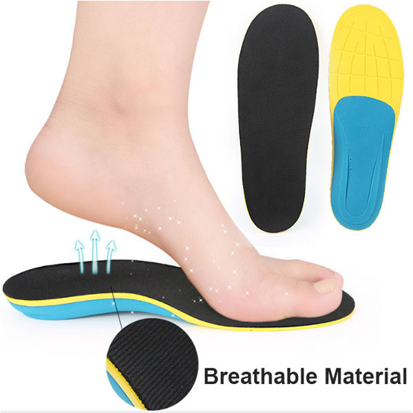 High Elastic Wearable Arch Support Flat Foot Correction Orthotic EVA Insole for Adults ZG-225