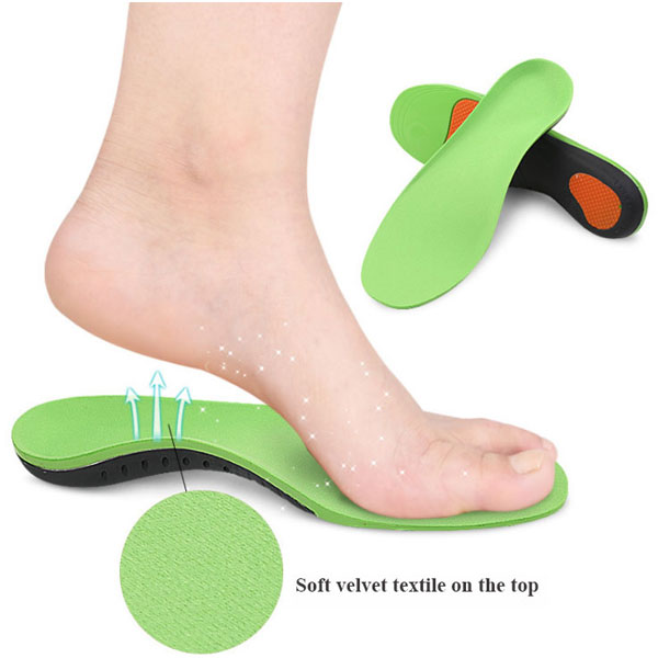 Reusable Anti-Friction PU Insole Orthotic Shoe Insole For Women And Men ZG-390