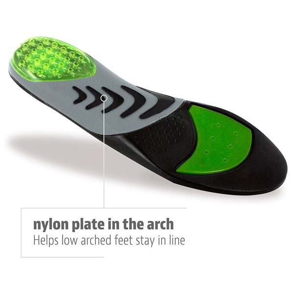 Athletic Orthotic Insoles For Low Arches Flat Feet Performance Shoe Insoles For Men ZG-245