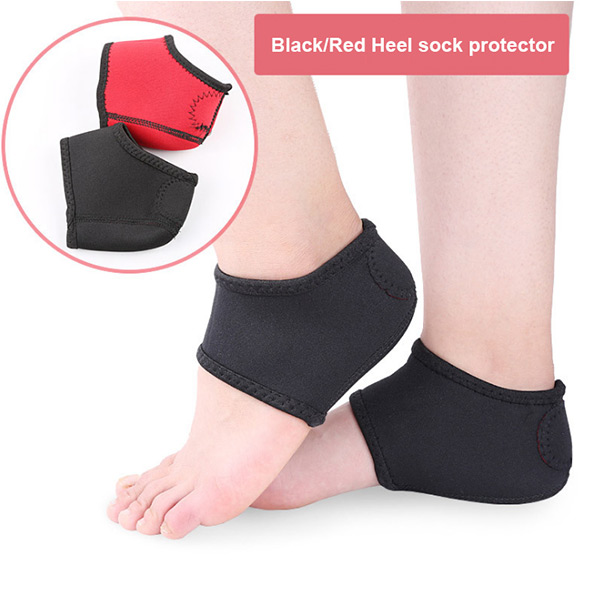 Free Size Silicone Heel and Ankle Protector Heel Cushion Sock ZG-S371