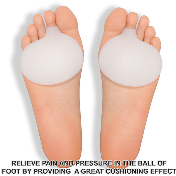 New Products Medical Silicone Original Metatarsal Pads Gel Pad Ball of Foot Cushions Rapid Foot Pain Relief ZG-282