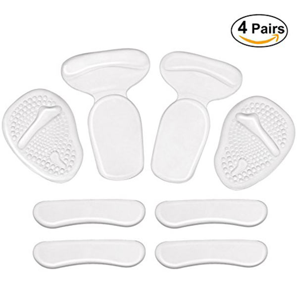 Quick delivery Silicone Gel Heel Cushion Foot Care Shoe Pads high heel protector ZG-1821