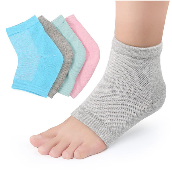Silicon Whiten Exfoliating Moisturizing foot Protectors Cooling Gel Socks ZG-S12